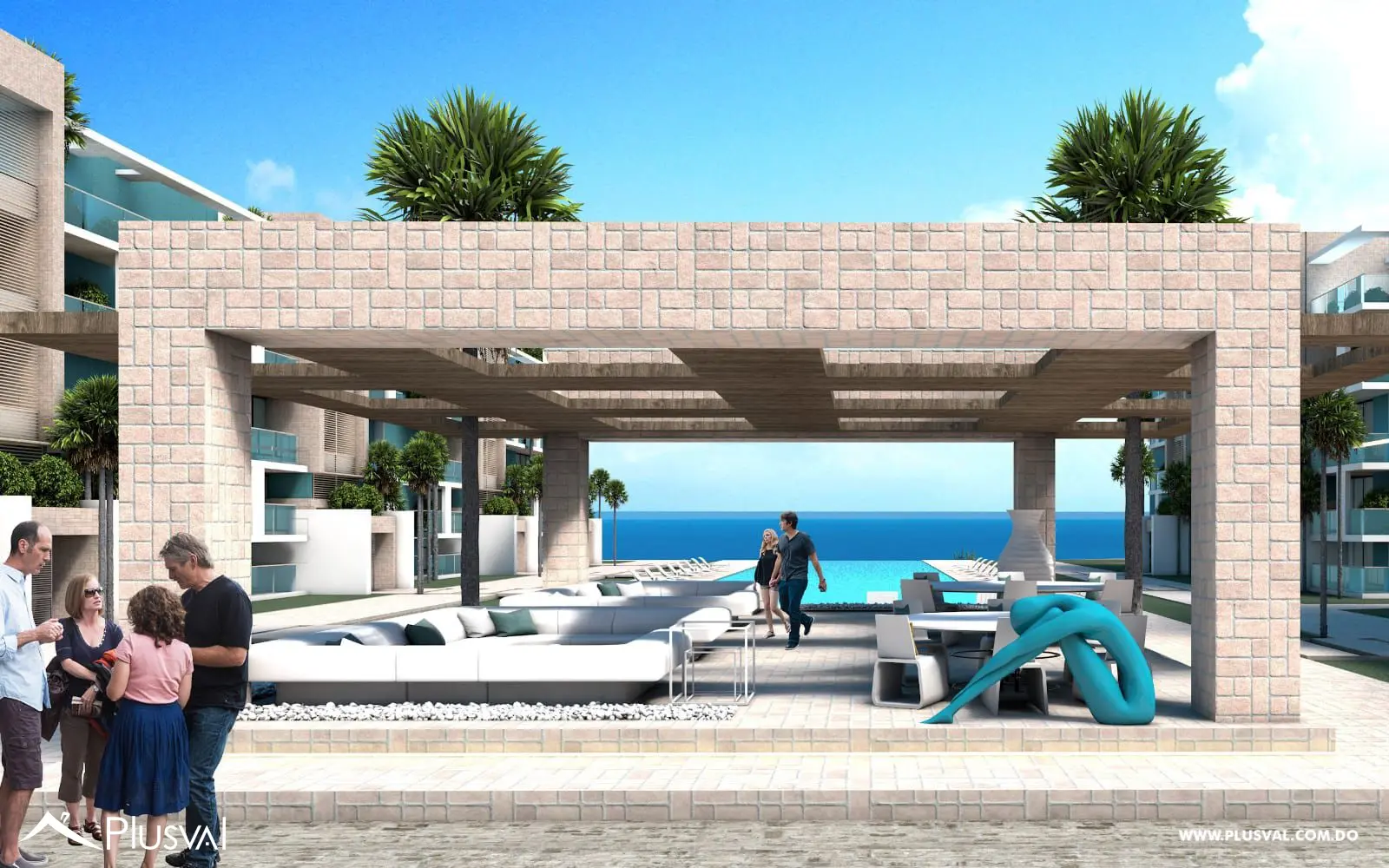 Apartamentos en primera línea de playa 455988