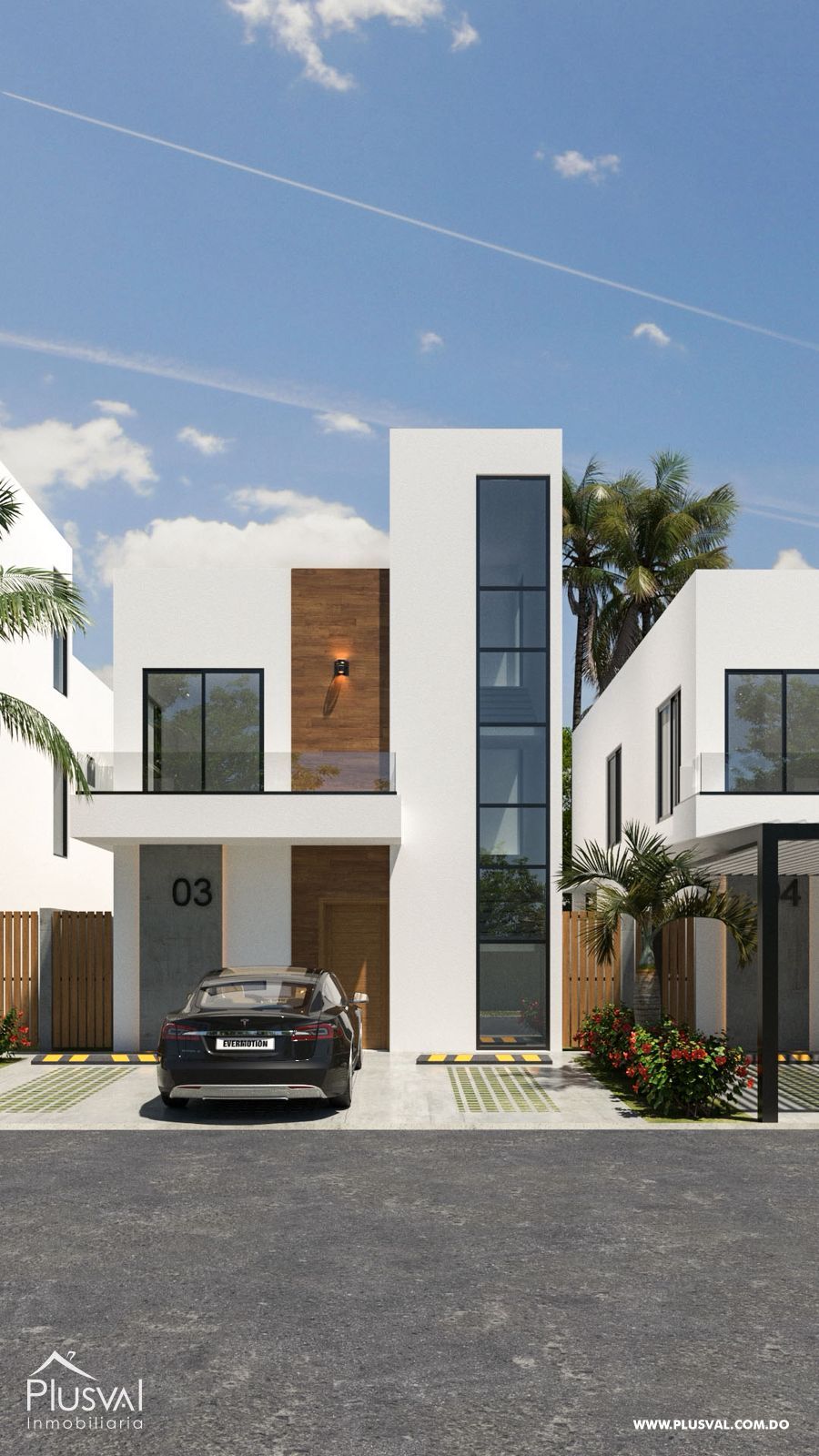 Townhouse de 3 habitaciones en Costa Cana – Con patio, terraza y piscina privada 463501