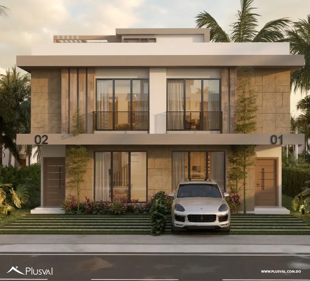 Vive en Paseo de Punta Cana | Casa de 3 Habitaciones con Patio y Terraza 511932