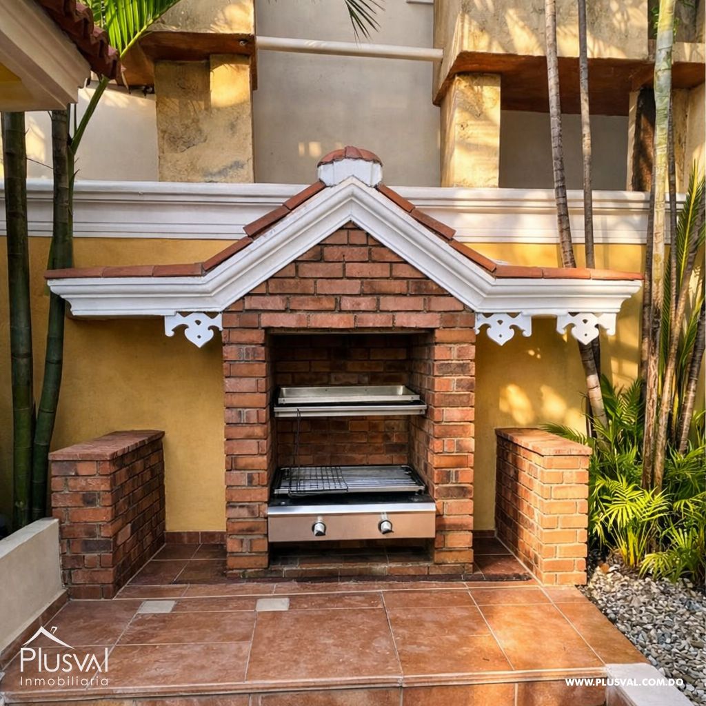 Casa moderna de 3 niveles con terraza y jacuzzi 487548