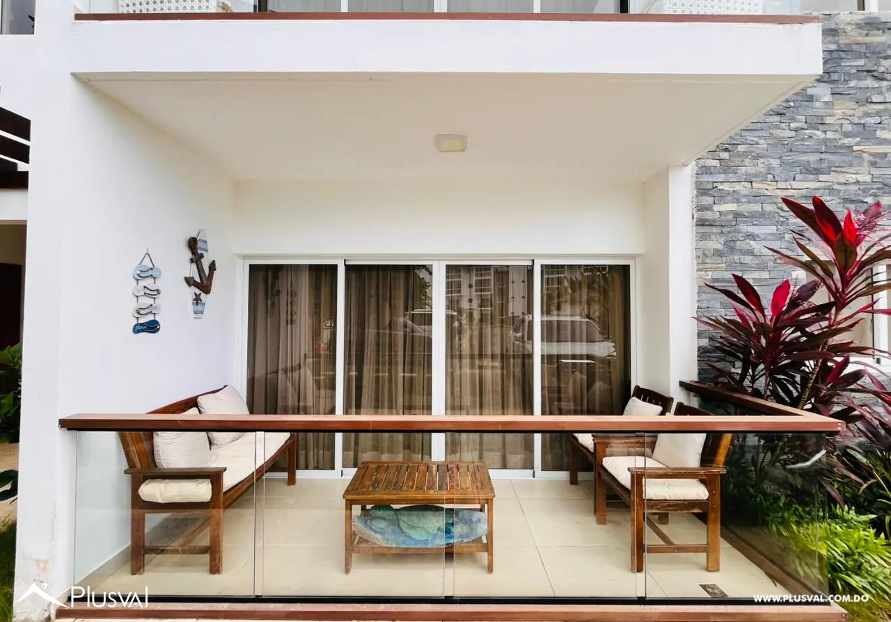 Vendo Maravilloso Apto Amueblado de 3 habitaciones en Las Terrenas 500074