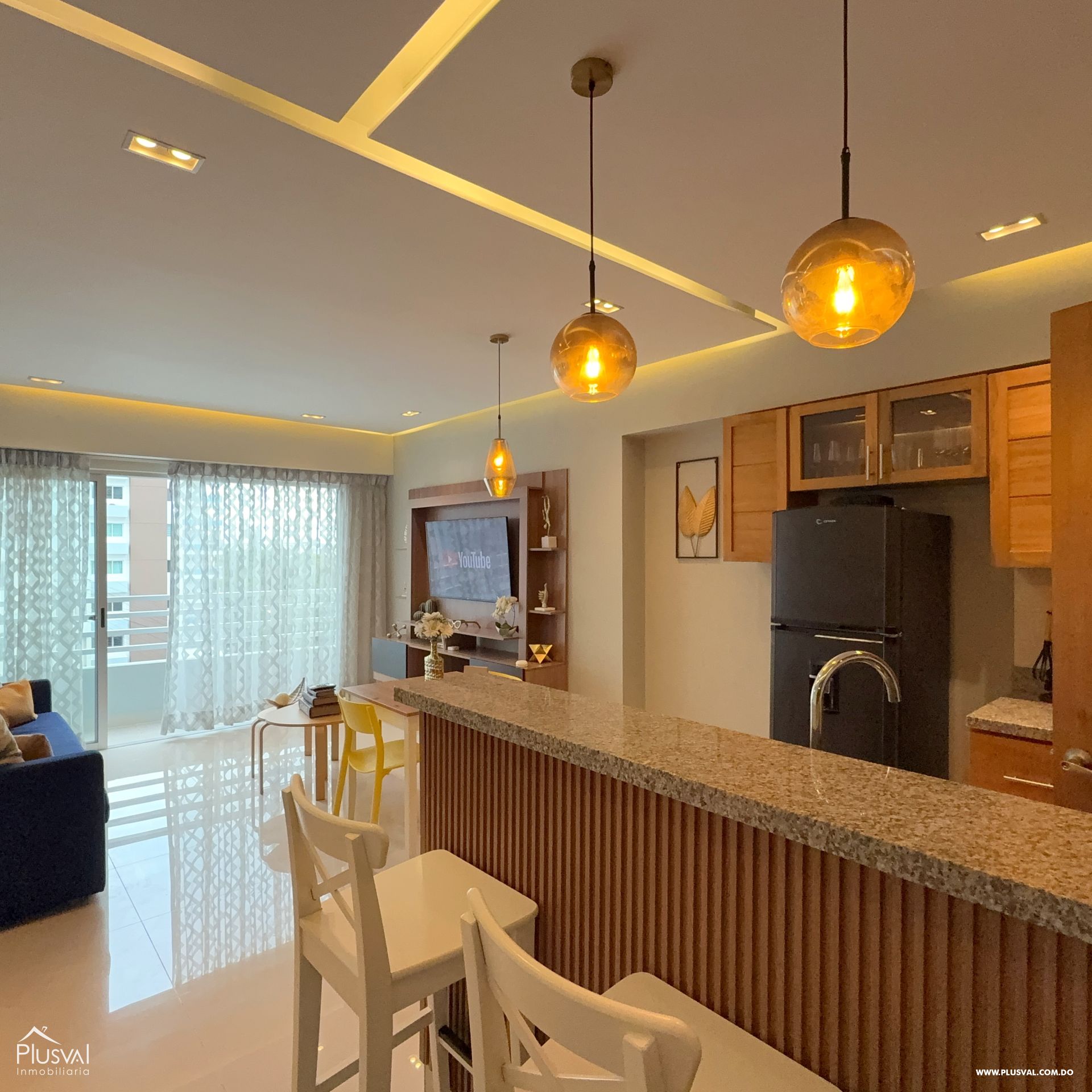 Apartamento Amueblado en Alquiler en Zona Universitaria con Vista al Mar 444582