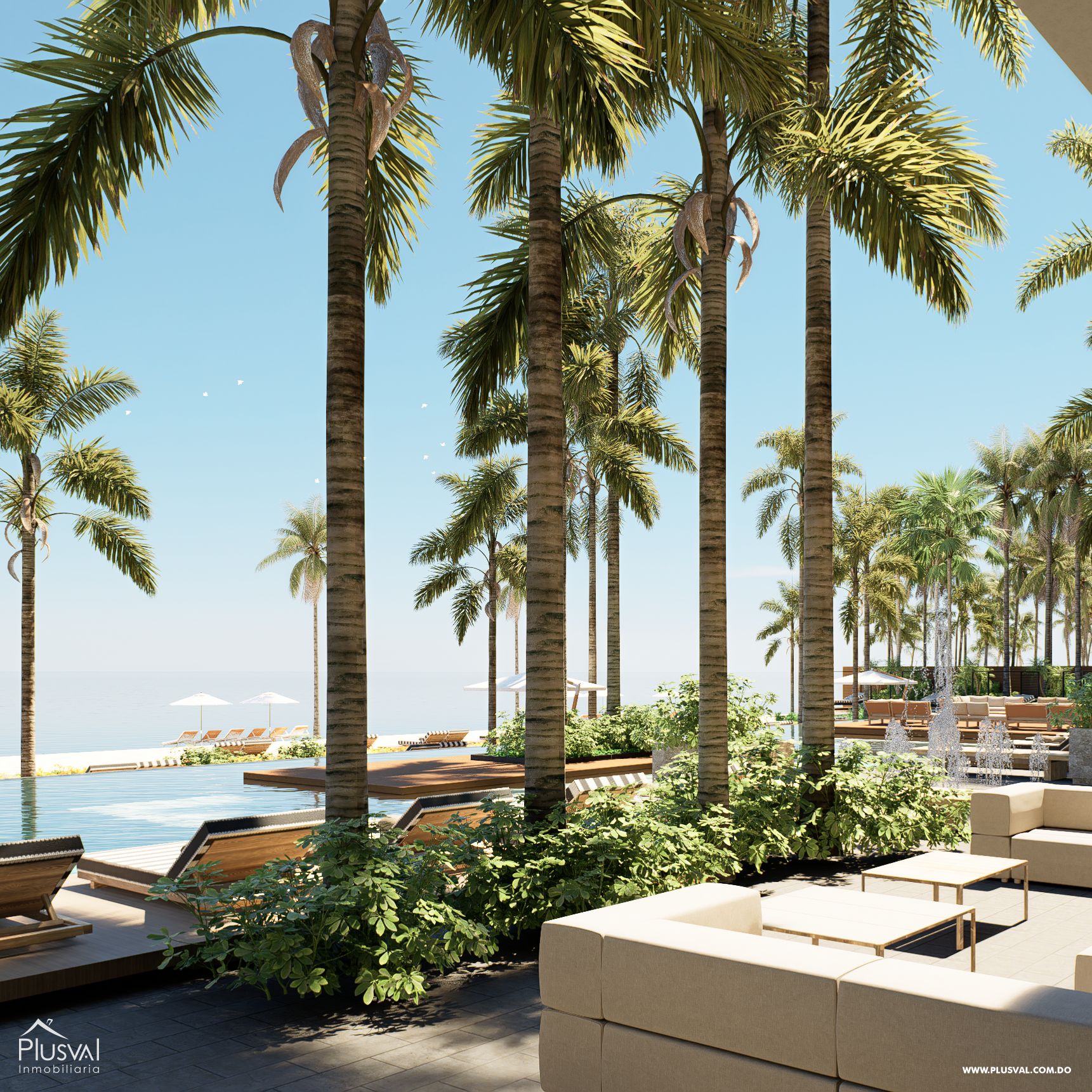 Apartamentos en venta en primera línea de playa en Juan Dolio 412286