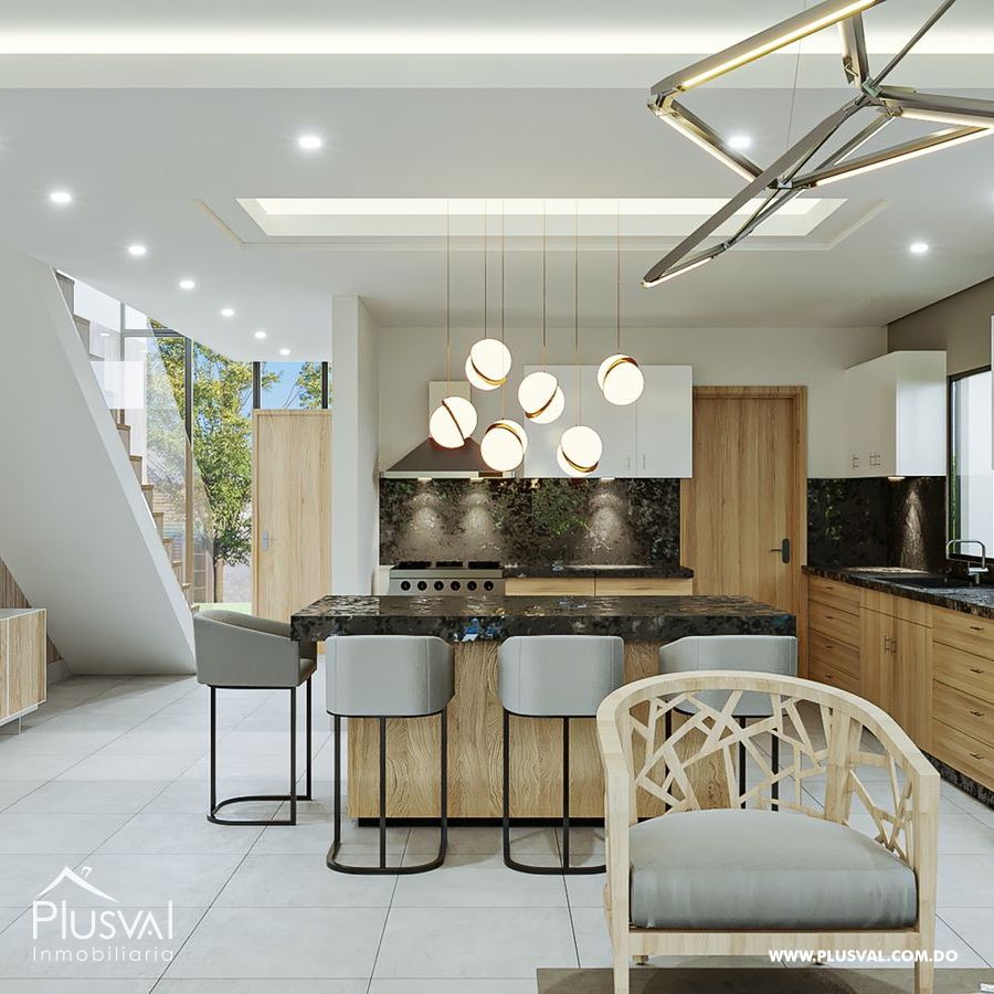 Casas de dos niveles en Punta Cana 216631