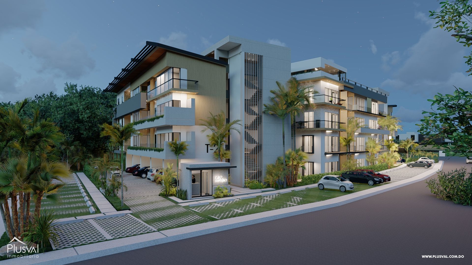 Apartamentos con diseño moderno y exclusivo de 2 habitaciones ubicados en Punta Cana 375476