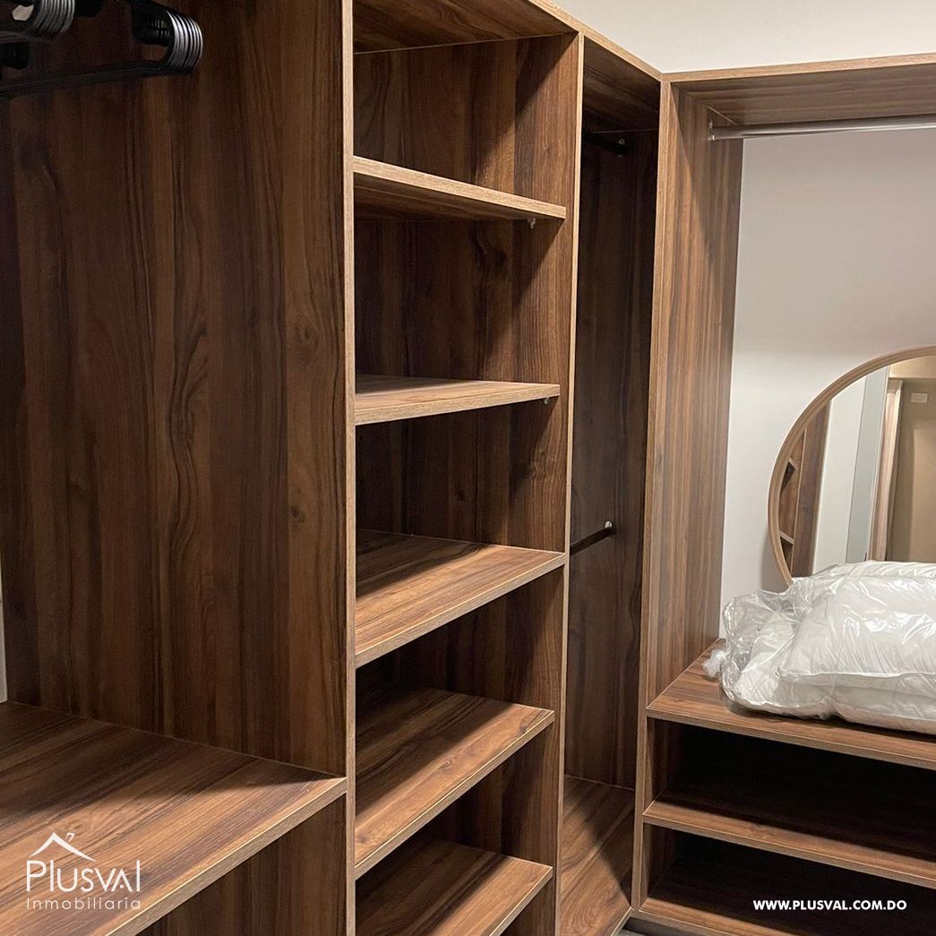 Apartamento de 1 habitación en alquiler + estudio amueblado en Piantini 289502
