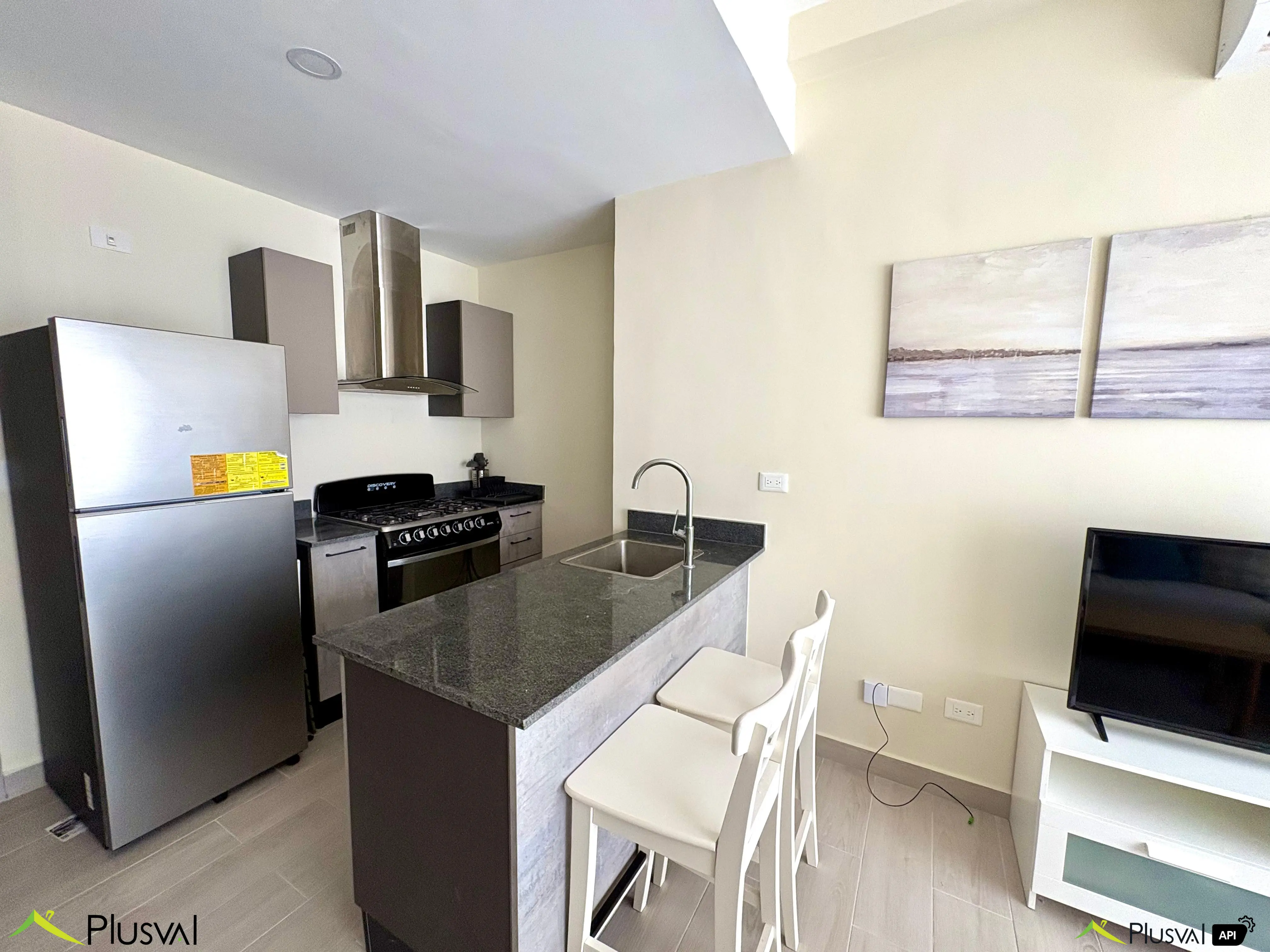 Apartamento amueblado de 1 habitación en Alquiler en Panorama Lake, Vista Cana 448077