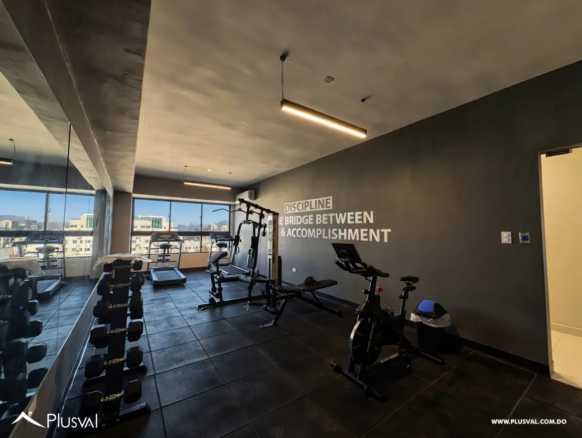 Moderno apartamento de 1 habitación con vista de revista 493352