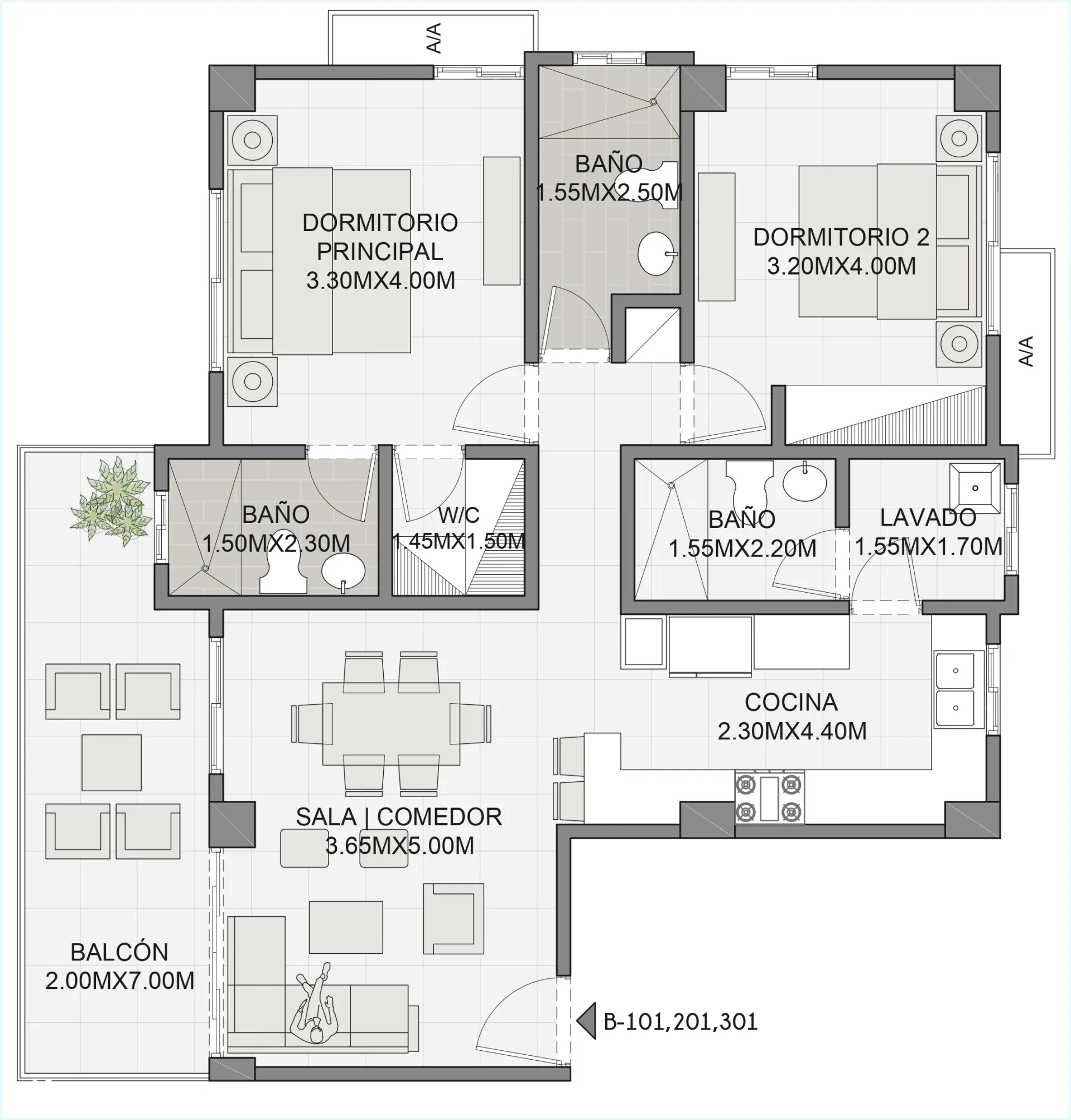 Venta, apartamento en Arroyo Hondo 503012
