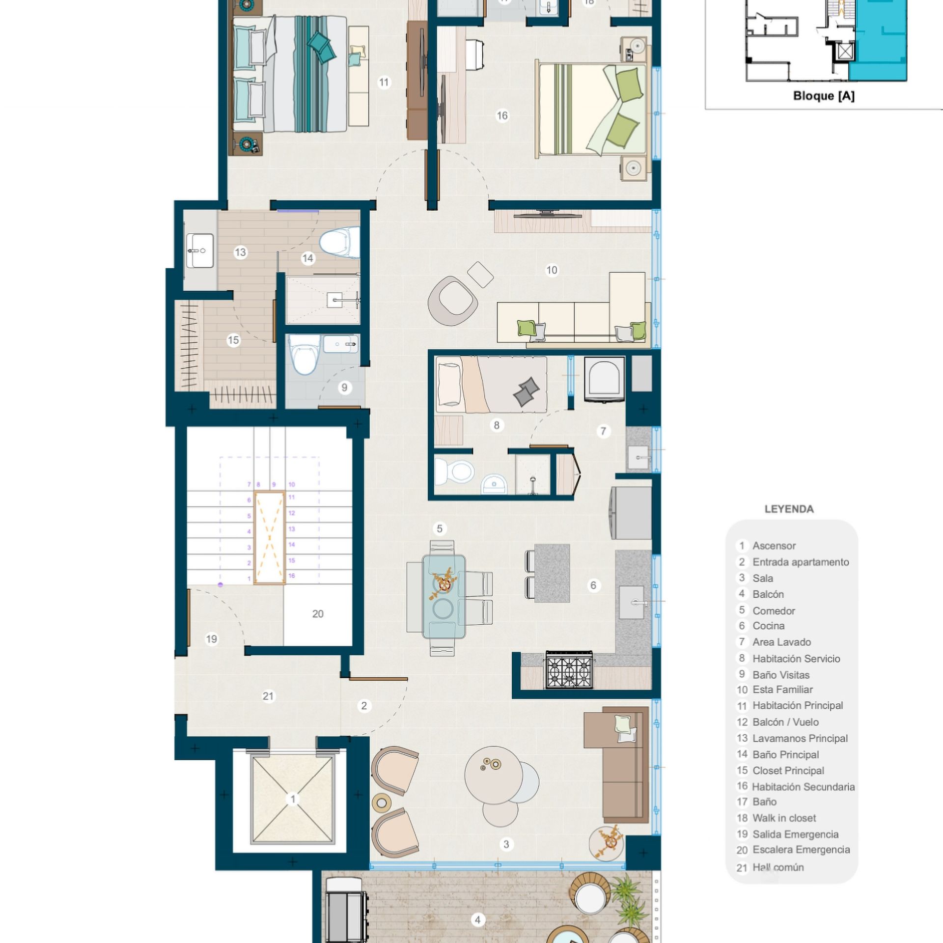 Moderna torre de Apartamentos en Venta en Renacimiento 278622