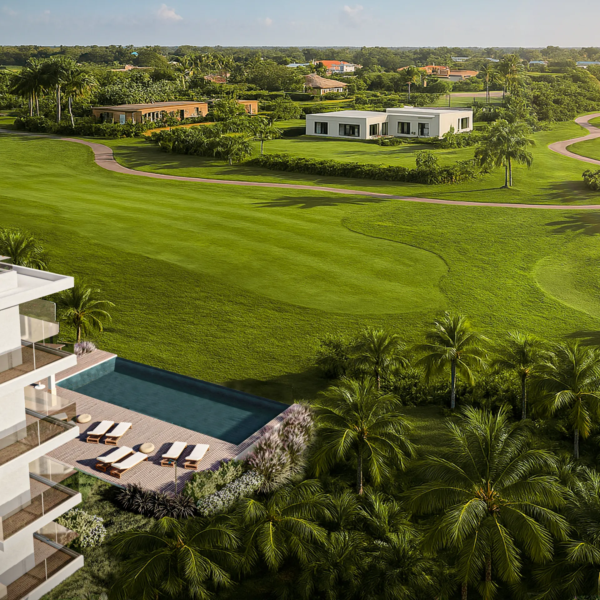 Apartamentos de 1 y 2 habitaciones con vista al campo de golf en La Romana 443529