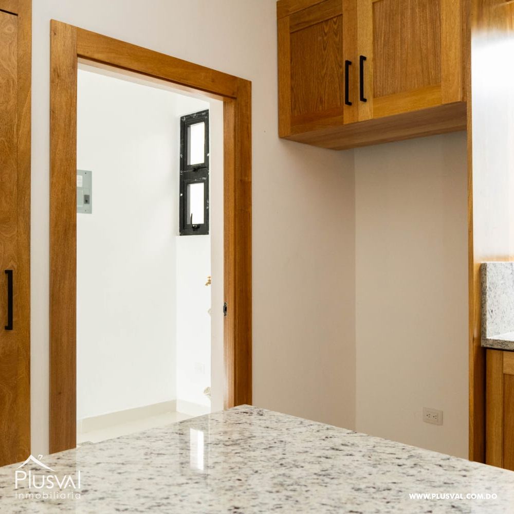 Apartamento en planos con patio privado, ubicado en zona residencial de Santiago, 371494