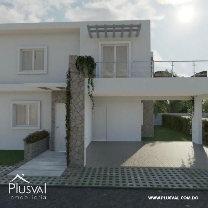 Proyecto de villas de dos niveles en Bávaro, Punta Cana. 275920
