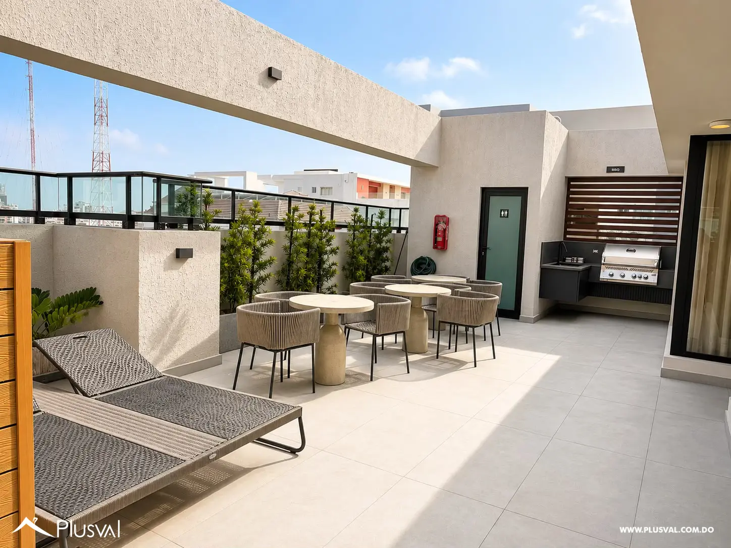 Apartamento de 2 Habitaciones en Evaristo Morales, Santo Domingo 534115