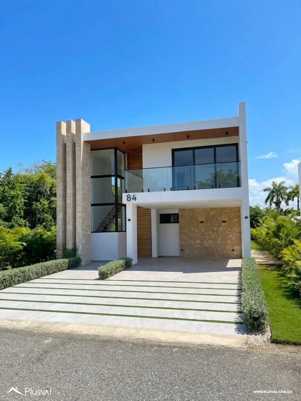 Villa moderna con Piscina Privada , terraza techada y jardín tropical 522007