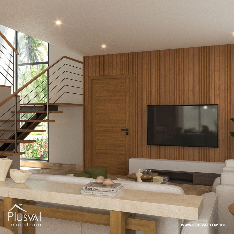Townhouse de 3 habitaciones en Costa Cana – Con patio, terraza y piscina privada 463507