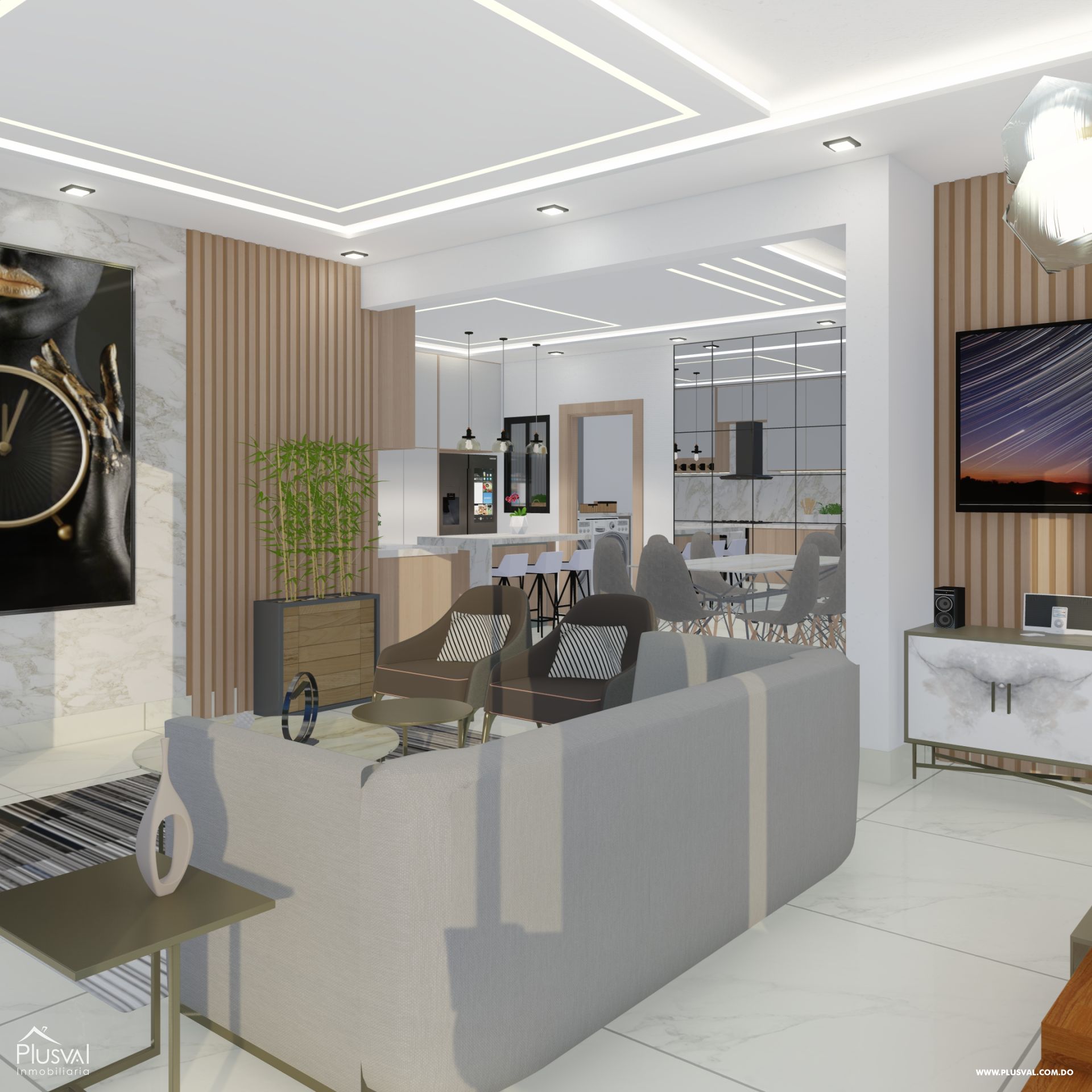 Amplio apartamento en venta en plano en la Urbanización Thomen 418633