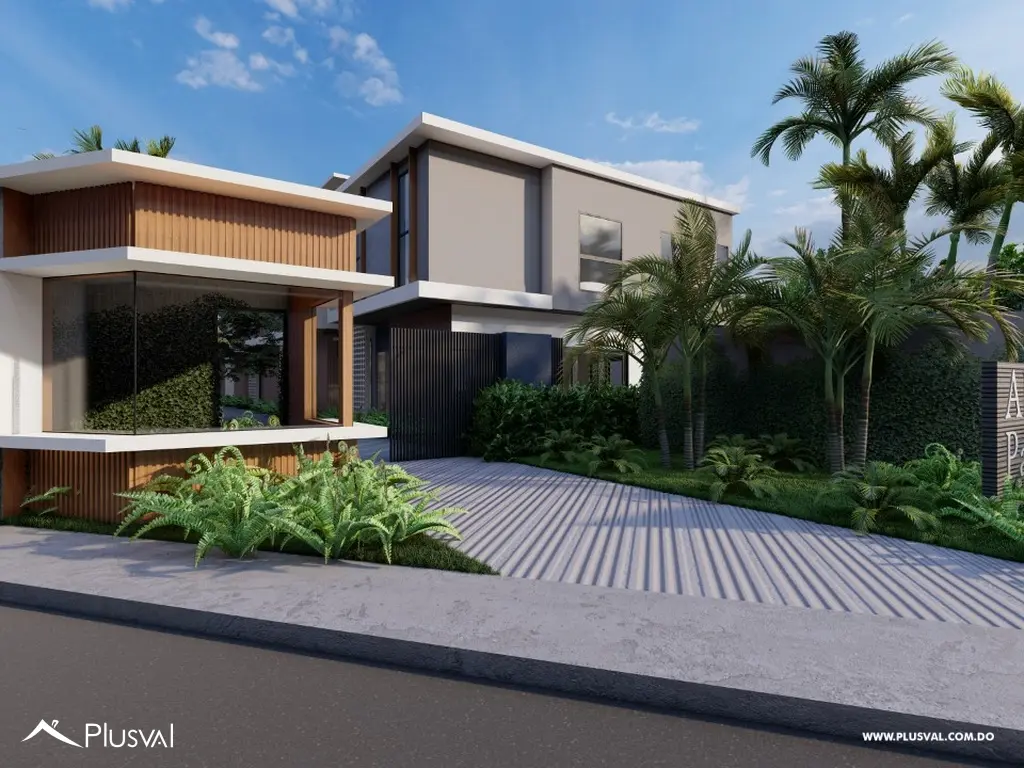 Casa tipo Townhouse de 2 Habitaciones con Patio en Residencial Bávaro PuntaCana 526205