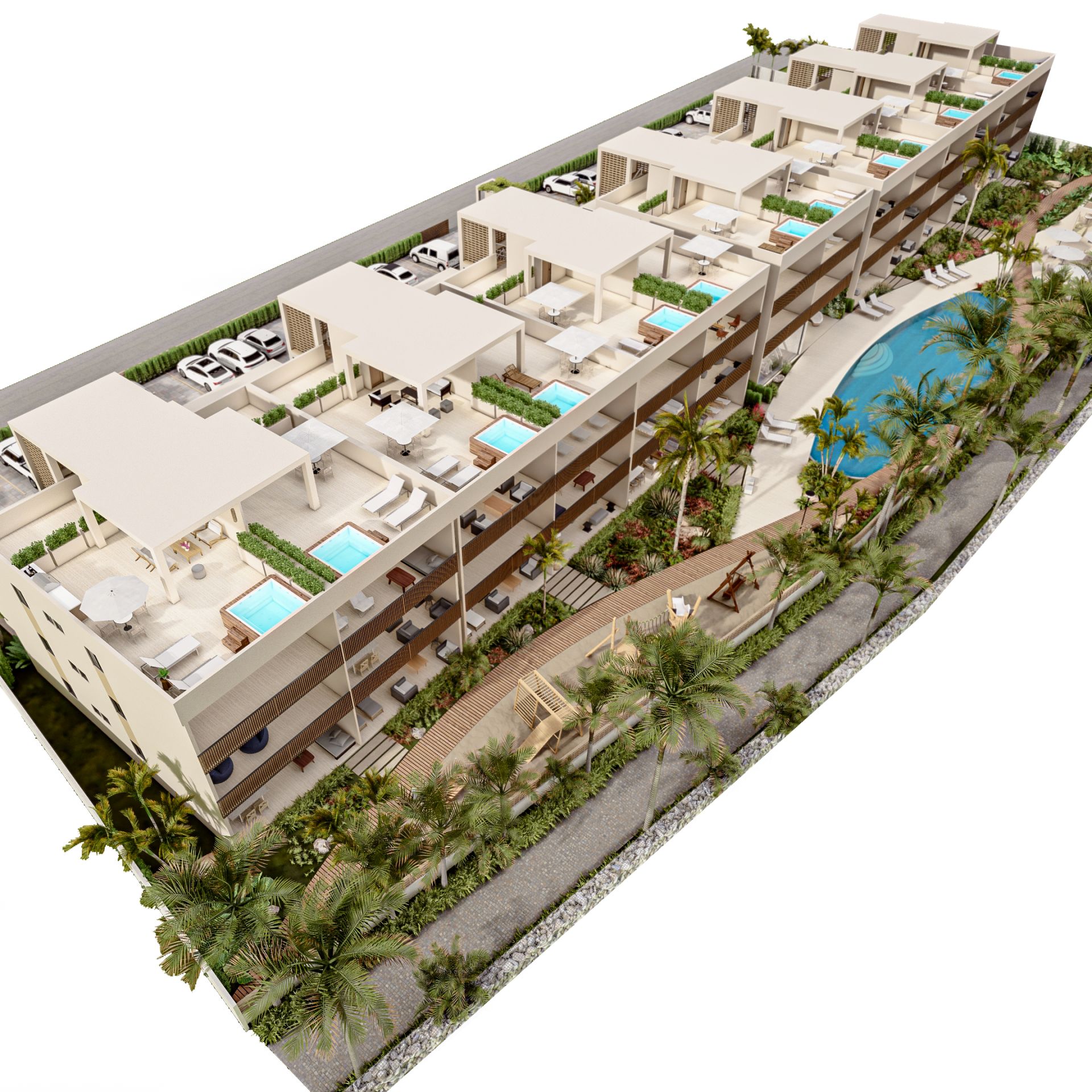 Moderno proyecto de apartamentos en el centro de Punta Cana 316174