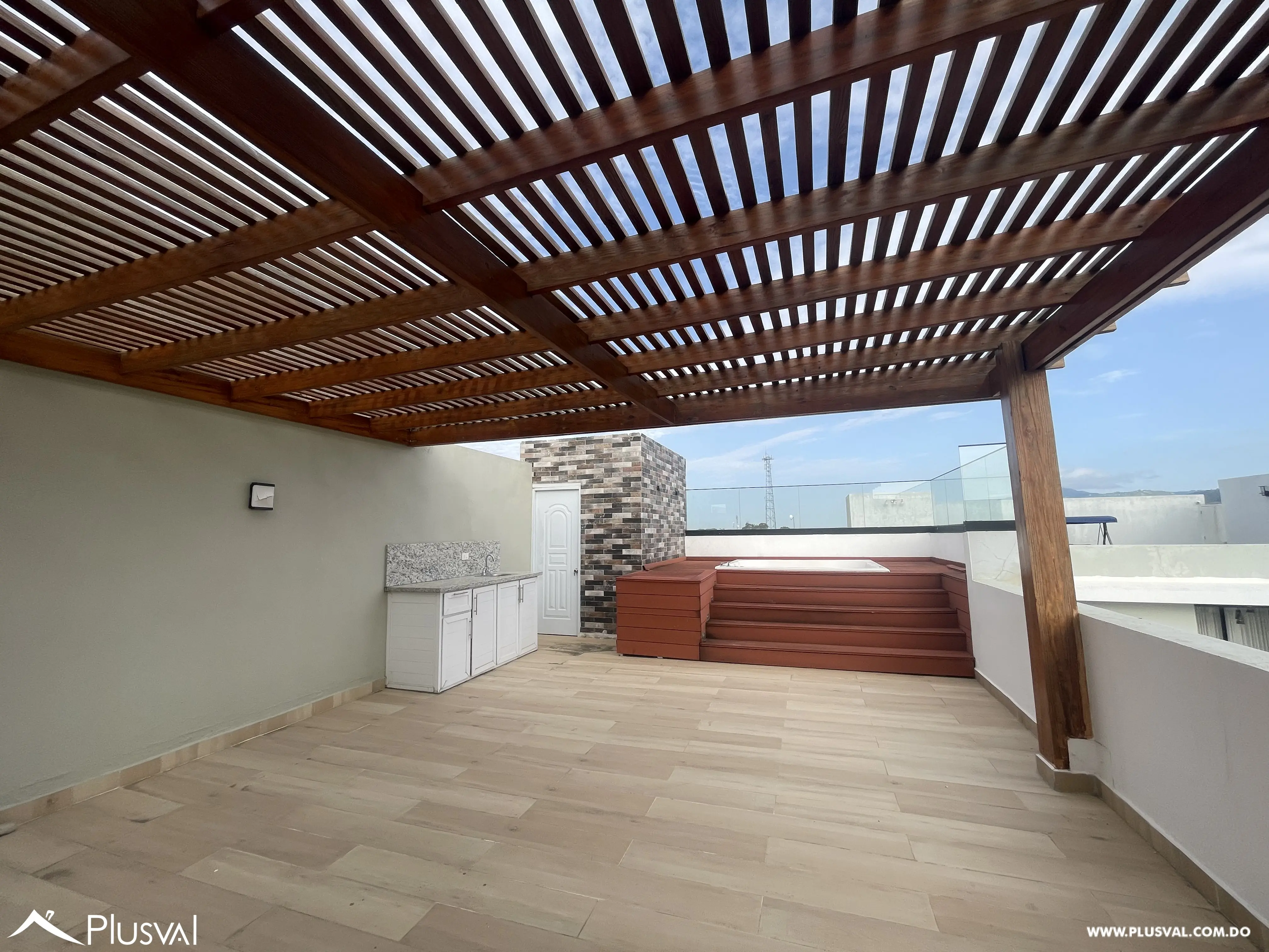 Apartamento tipo penthouse a la venta,  con terraza privada, en Gurabo, Santiago 523168