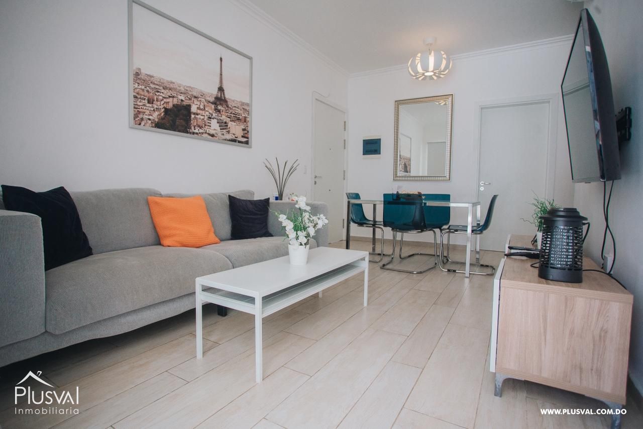 Apartamento en venta en una residencia nueva y segura, cercana a comercios y ubicada en el centro de Bávaro, a 4 minutos de la playa. 488262