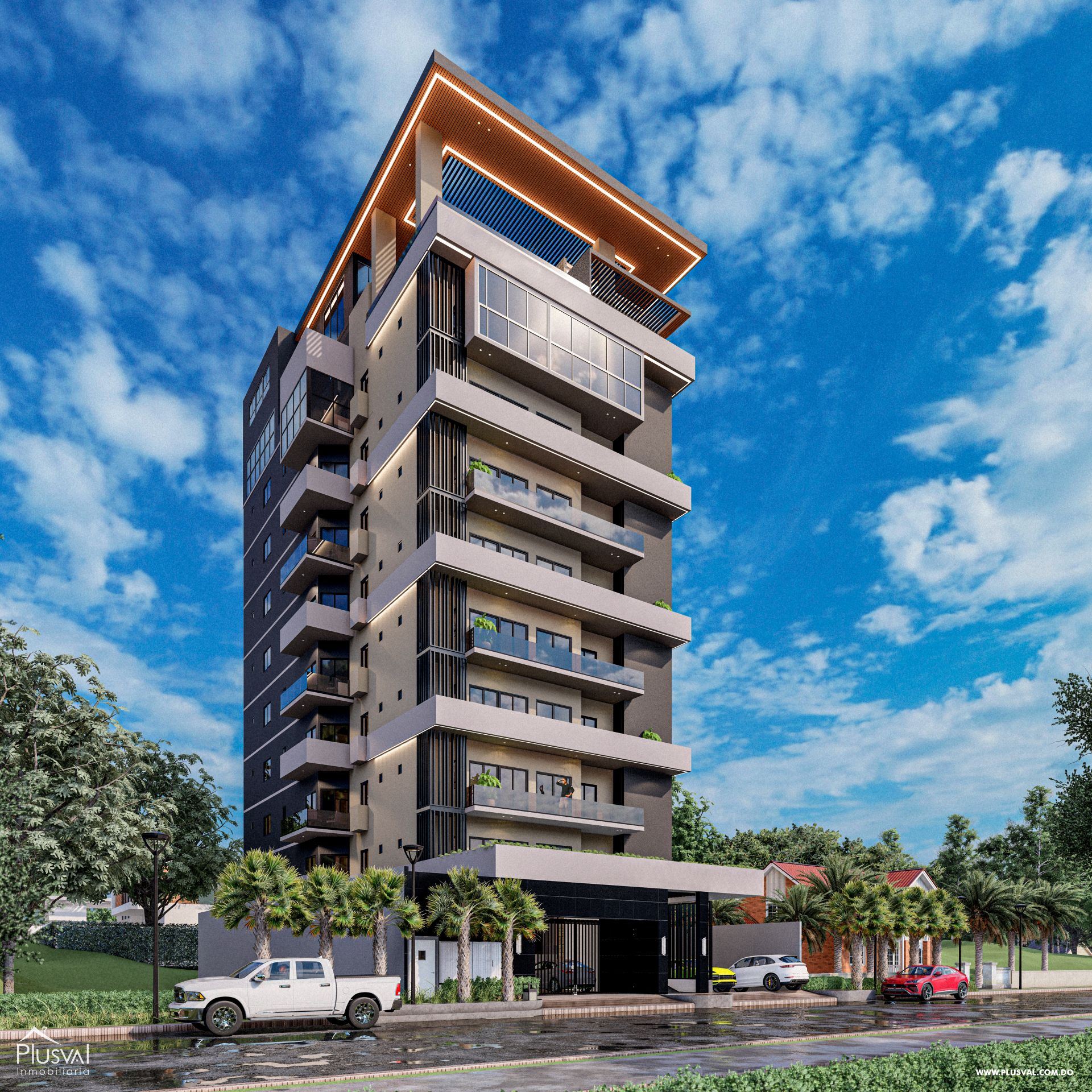 Moderna torre residencial en sector exclusivo en Santiago 272865