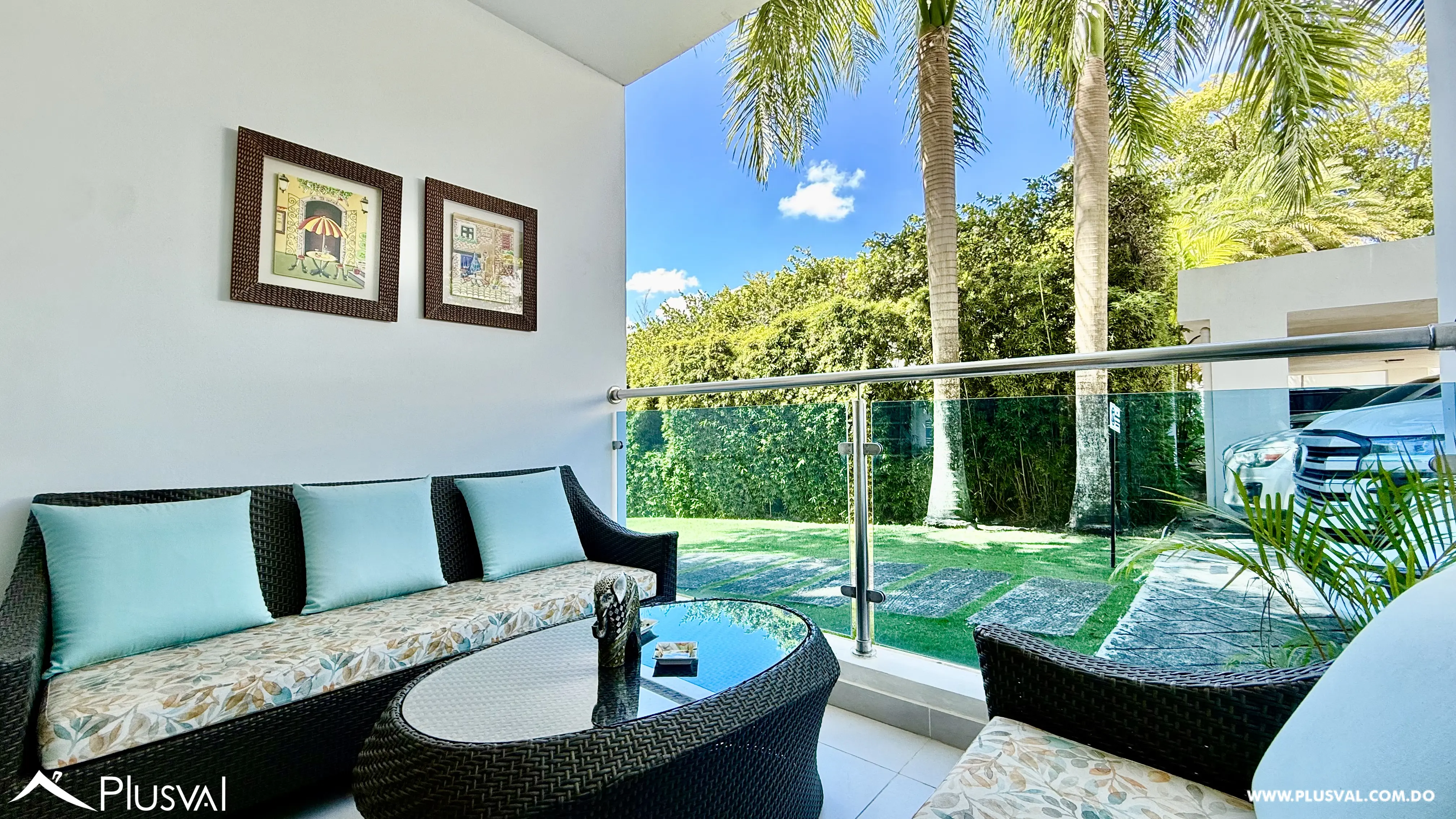 Apartamento con Patio en venta en Los Cerros de Gurabo, 3 Habitaciones mas 2 parqueos. 497741