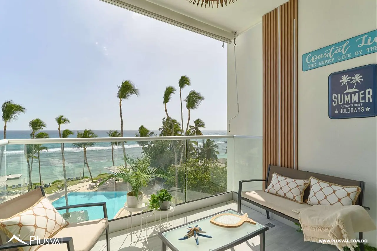 Apartamento Amueblado Frente al Mar Juan Dolio 1H 459999