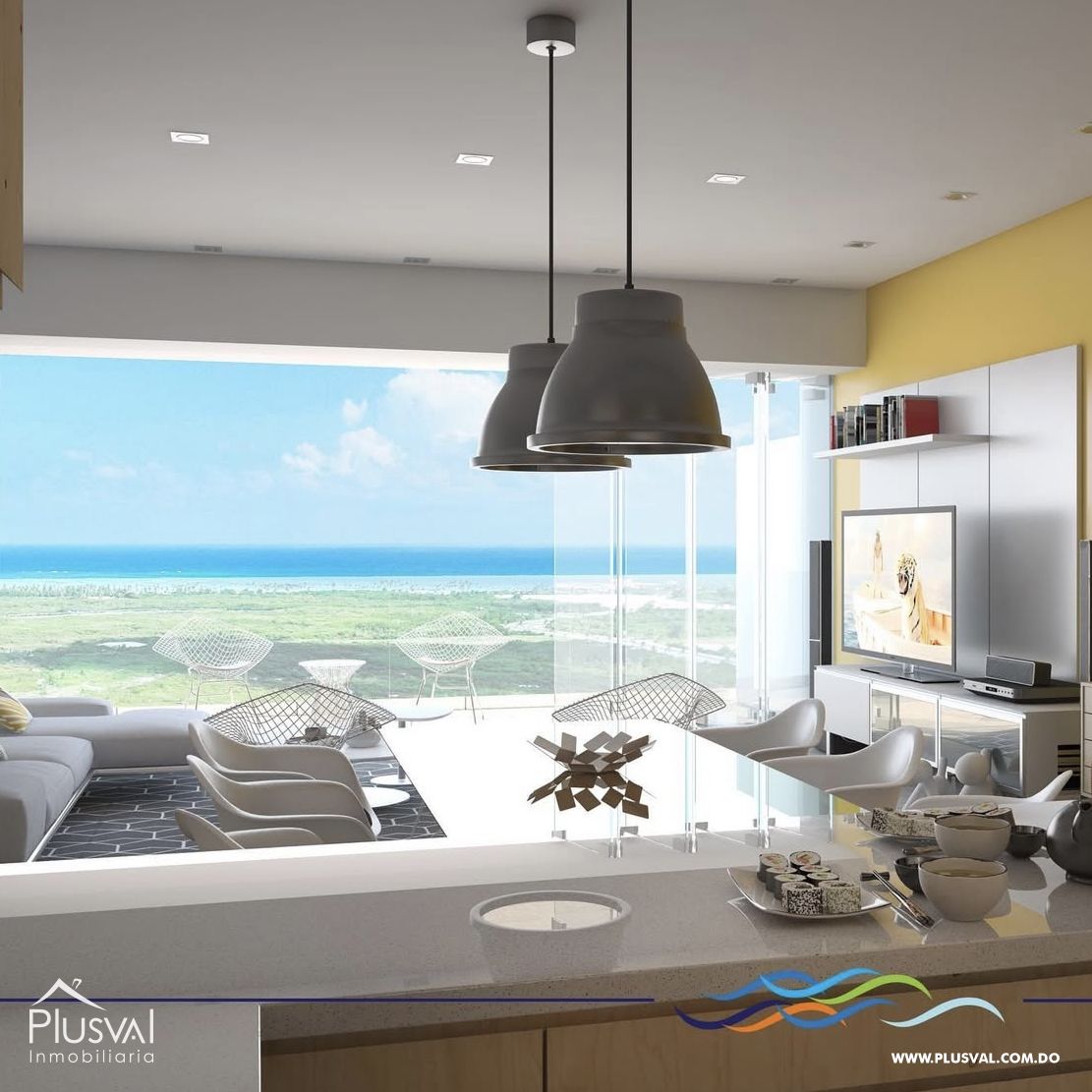 Apartamento en venta en la mejor zona de Cap Cana con vista al mar 415014