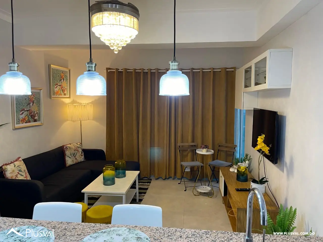 Apartamento Amueblado de 1 Hab en Alquiler 526031