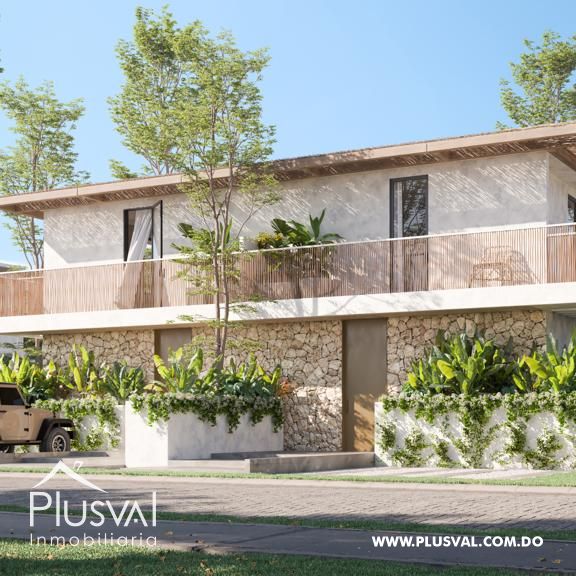 Casas de 2 niveles y patio en Downtown Punta Cana. 279039