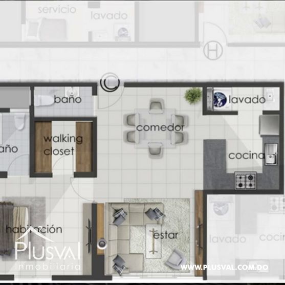 Proyecto de apartamentos de 3 habitaciones en Bella Vista 313365