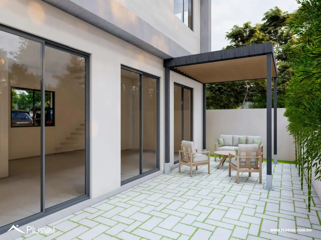 Moderna casa en venta con rooftop social para disfrutar al aire libre. 463122