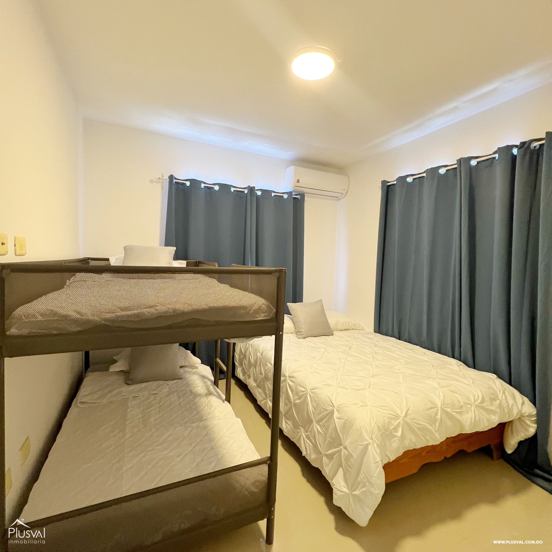 Apartamento amueblado de 2 habitaciones en alquiler en Bávaro 390836