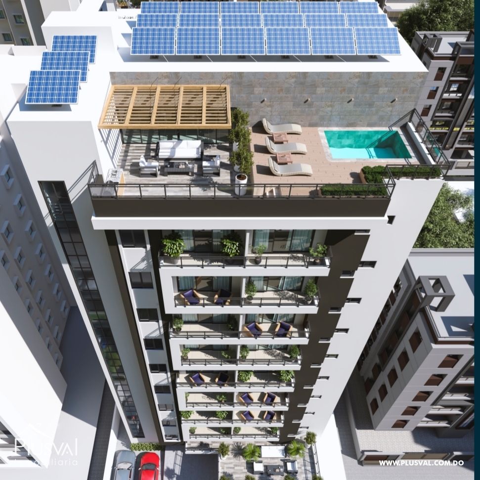 Moderno proyecto de apartamentos de 1 y 2 habitaciones en El Renacimiento 223491