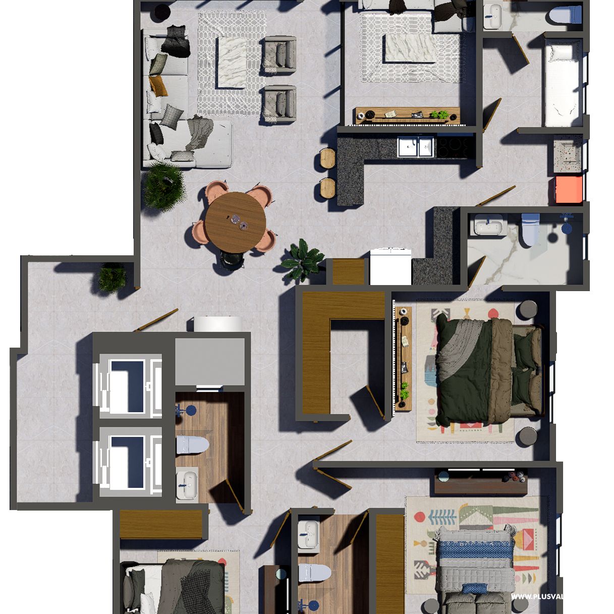 Amplios y modernos Apartamentos en venta en el Ensanche Ozama con excelentes vistas 248207