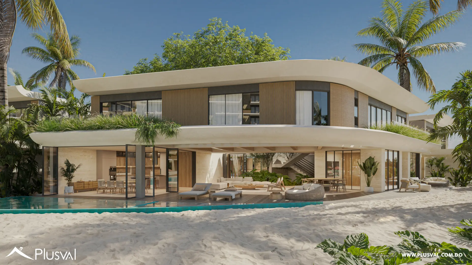 Villa Unifamiliar con acceso a Playa Artificial 483618