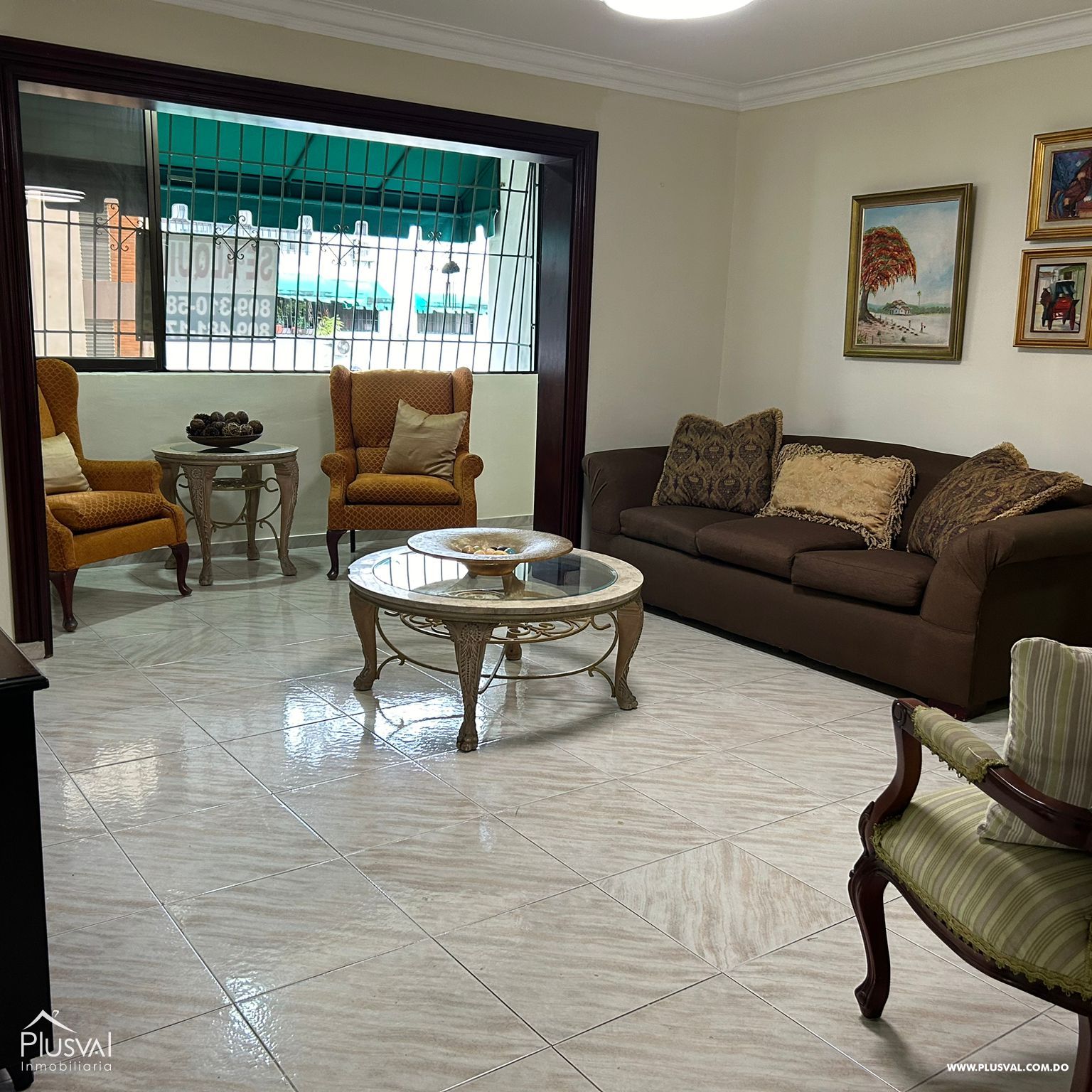 Alquiler de Apartamento Clásico de 3 Habitaciones Amueblado en Piantini 504779