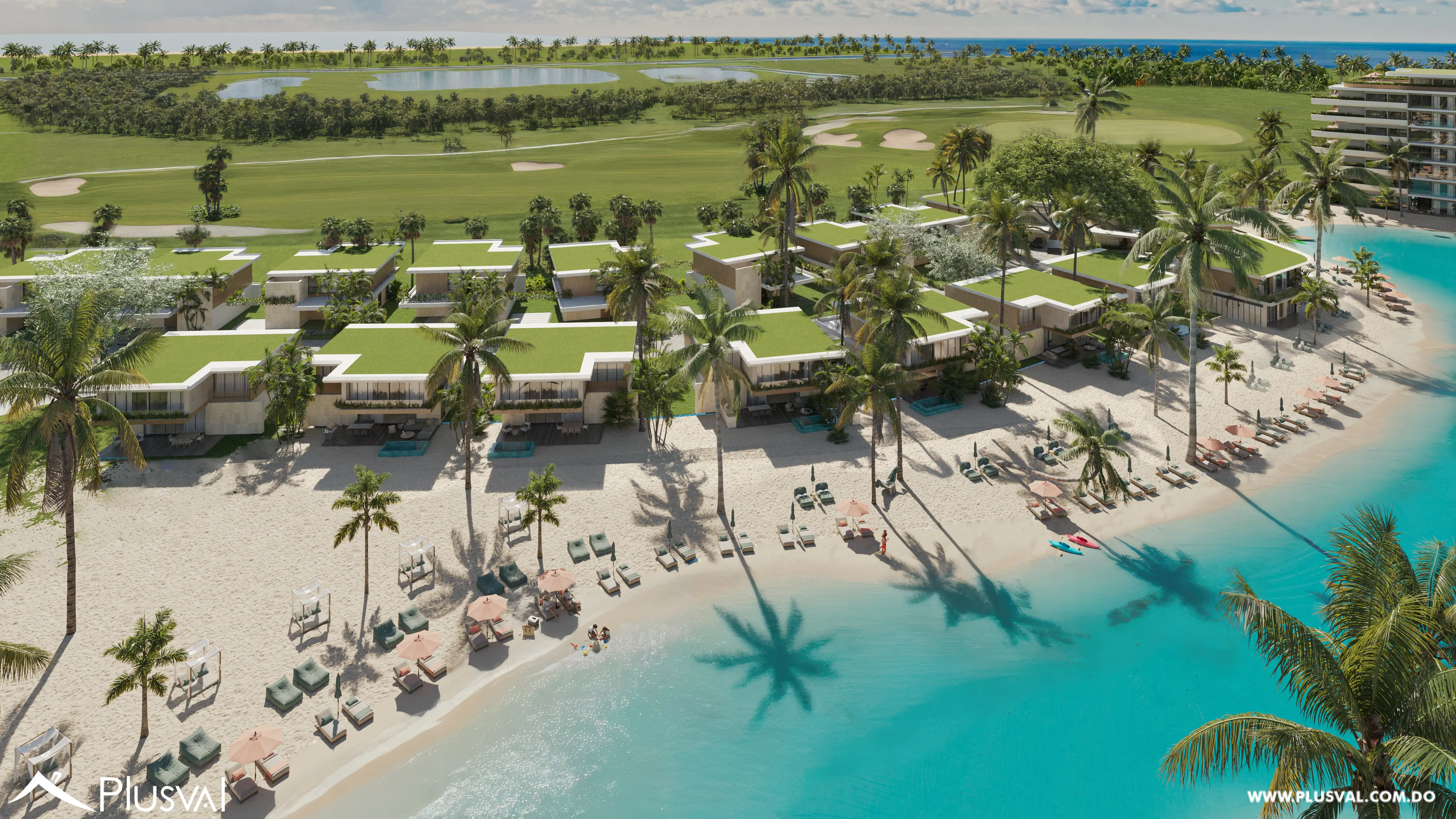 Villa Unifamiliar con acceso a Playa Artificial 483616