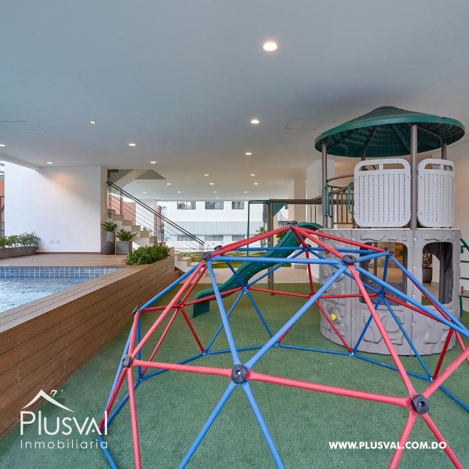 Apartamento de 1 habitación en alquiler + estudio amueblado en Piantini 289482