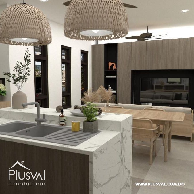 Casa de un nivel en Cabarete, Residencial Palmeras II 430812