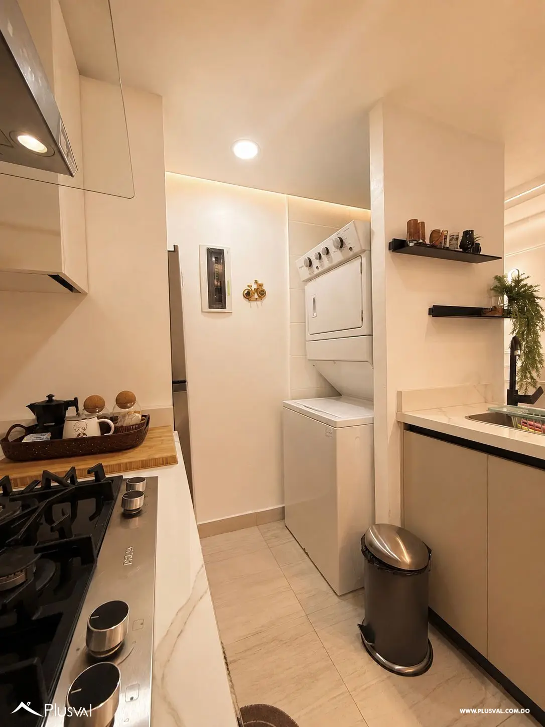 Elegante apartamento amueblado en venta, ubicado en Evaristo Morales. 530238