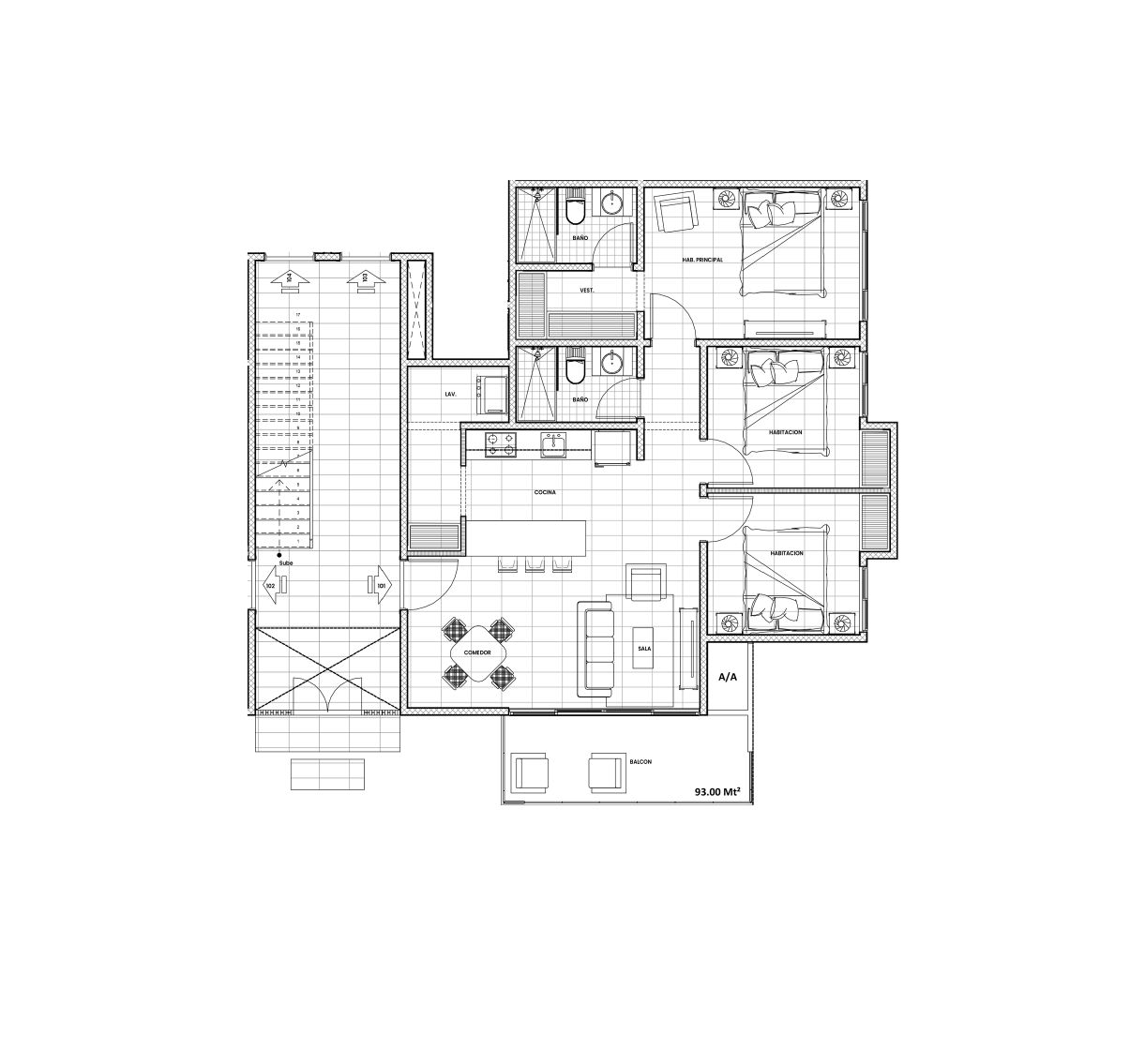 Apartamentos de 3 habitaciones en Puerto Plata 351028