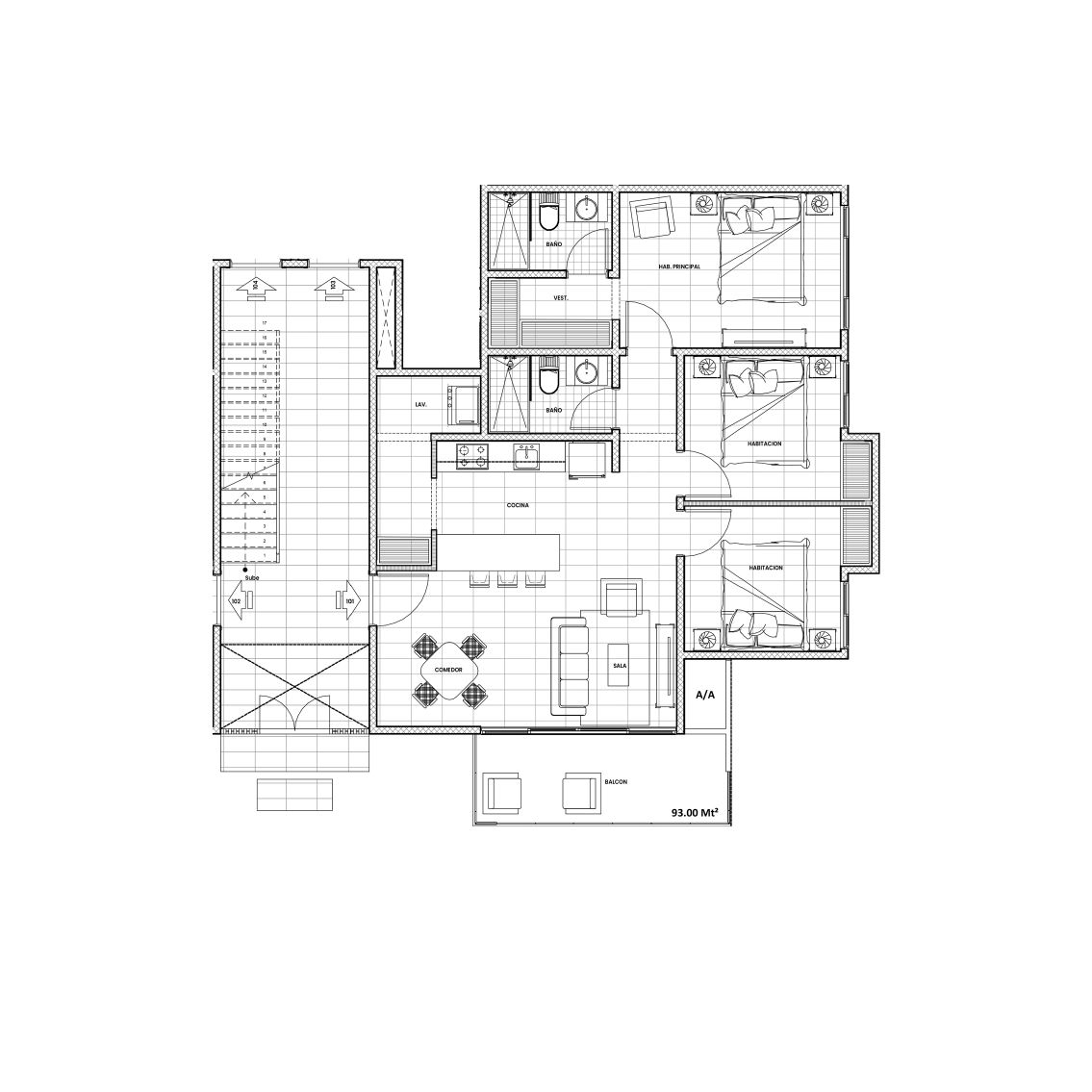 Apartamentos de 3 habitaciones en Puerto Plata 351028