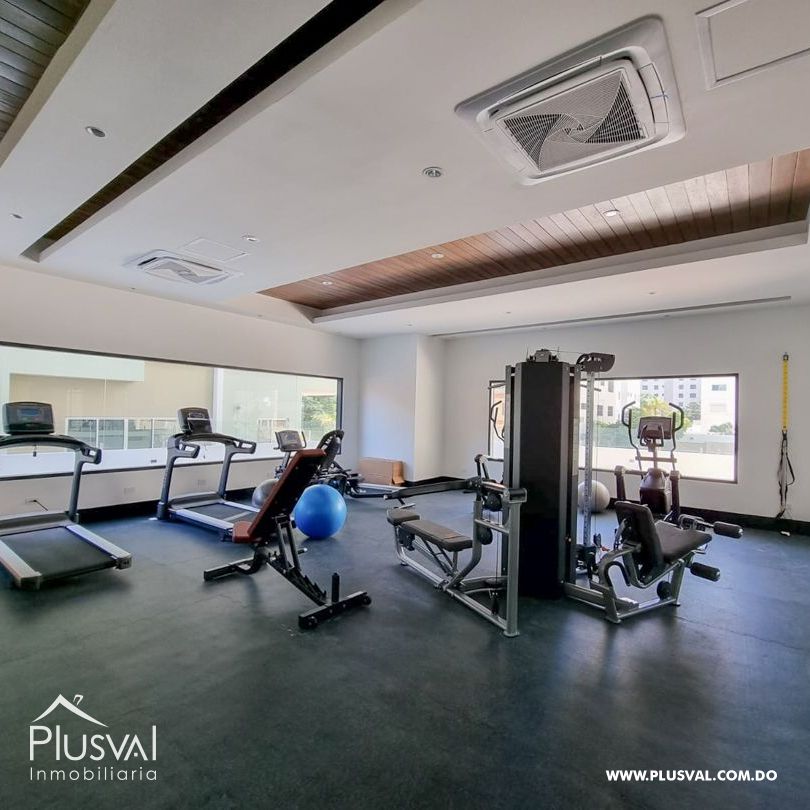 Apartamento amueblado 1 hab+estudio en alquiler,  Piantini 278411