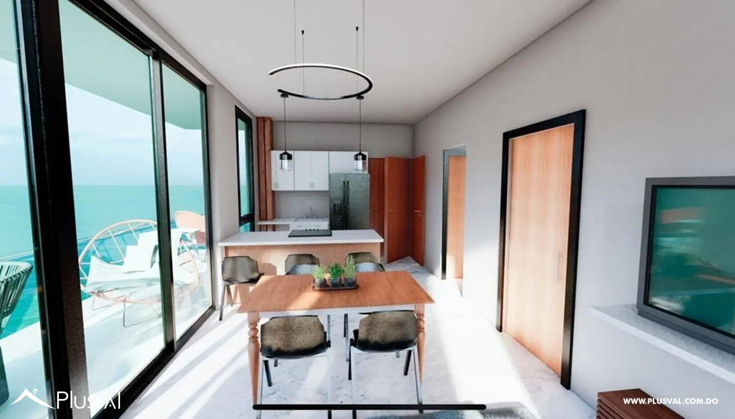 Apartamento con vista al mar en Boca Chica 525836