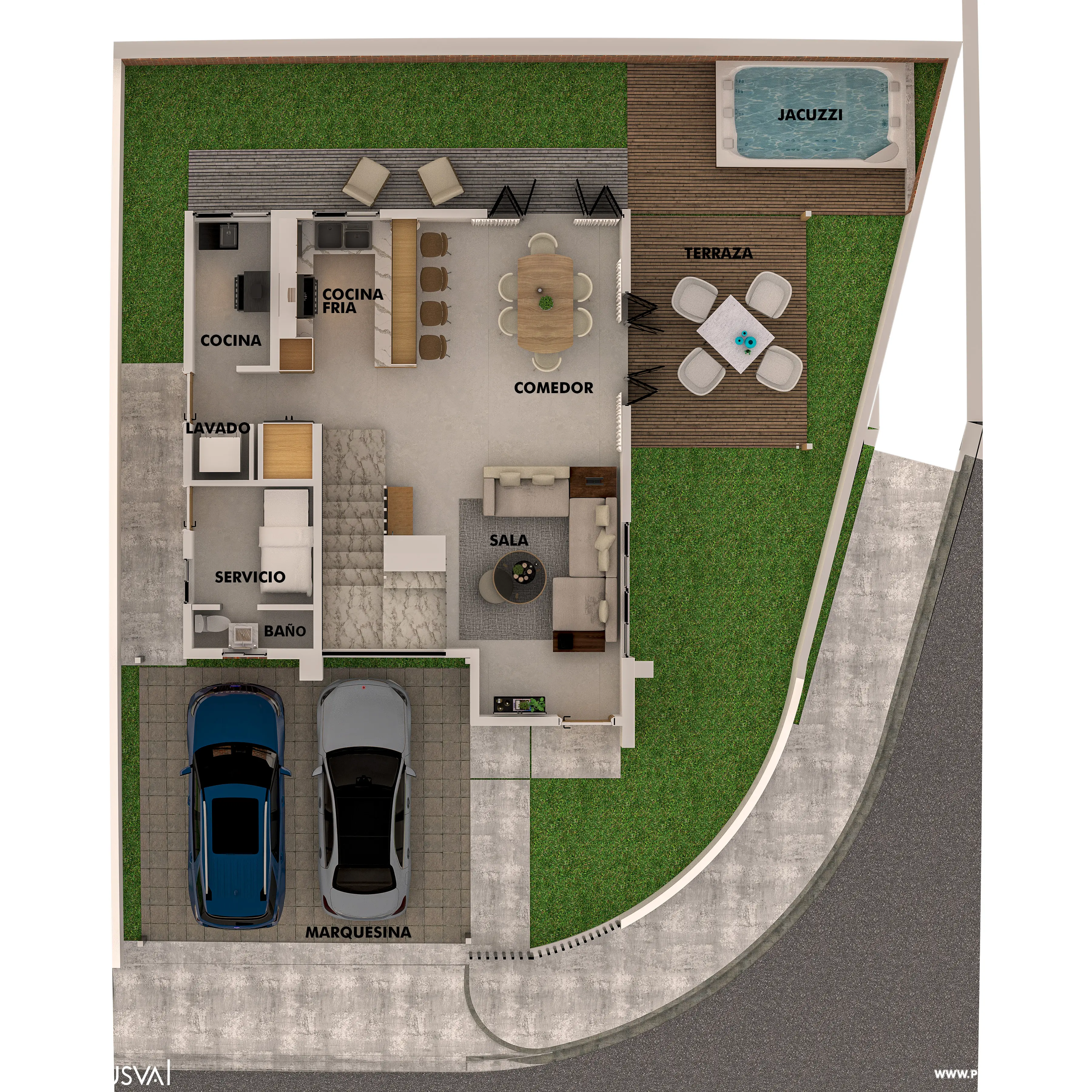 Proyecto Exclusivo de 7 Casas con Patio en Cuesta Brava 500623