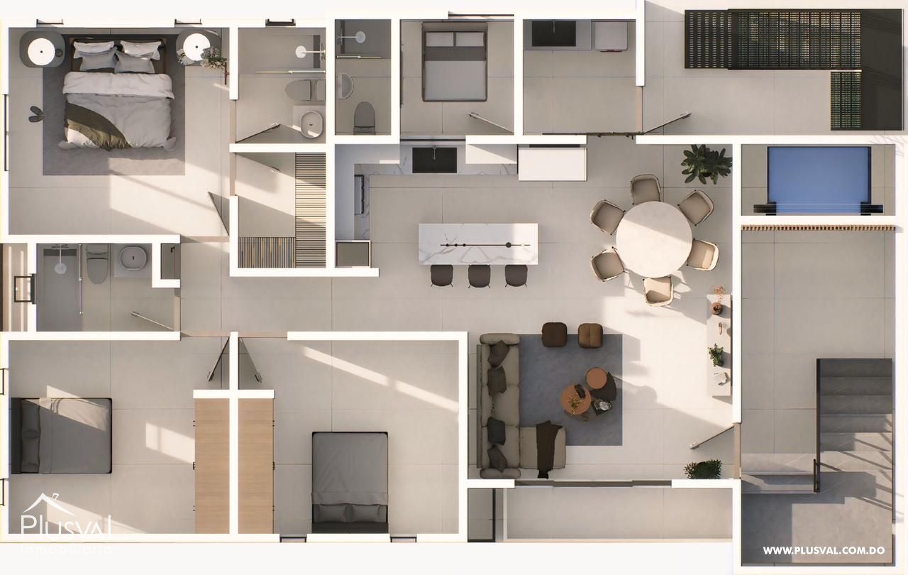 Apartamentos en Venta en Urbanización Thomen, Santiago 489936