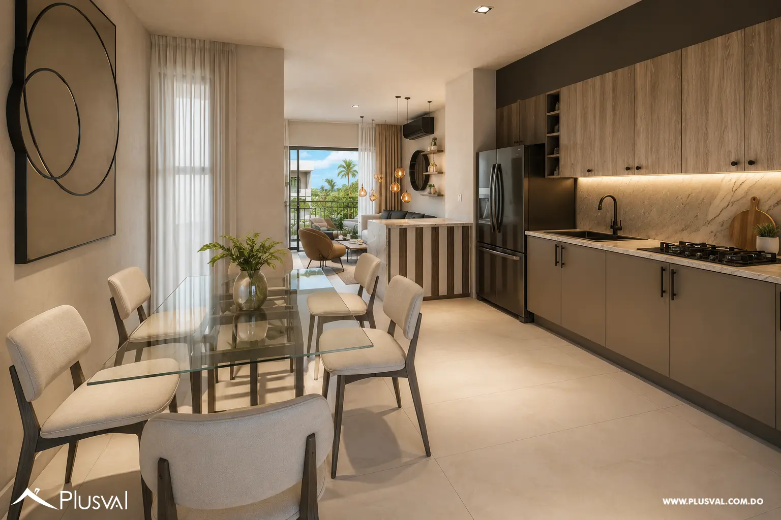 Apartamento de 1 Habitacion con Family Room y Terraza con Jacuzzi a minutos de Downtown PuntaCana.  Riviera Garden Deux 526651