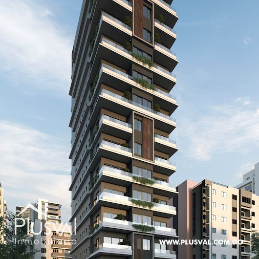 Espectacular torre en la mejor zona de Naco, con Apartamentos de 1 y 2 habitaciones. 194415